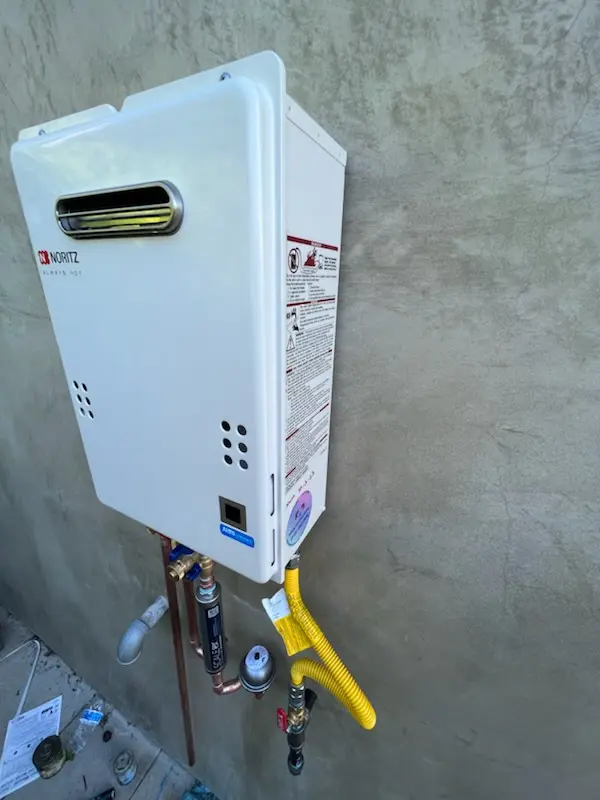 Tankless water heater installation for Fairland homes